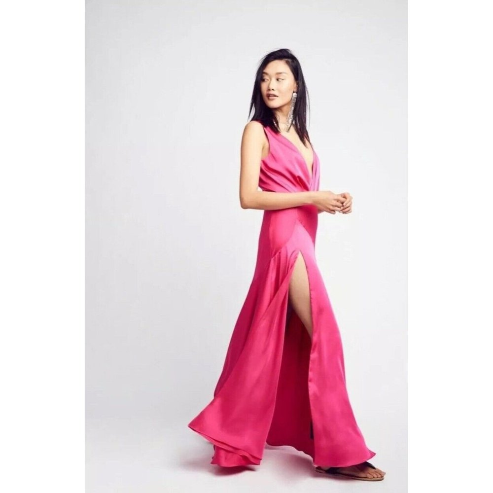 NEW Free People X Fame And Partners Essie Dress Sz  2 Showstopper Gown Z189-3